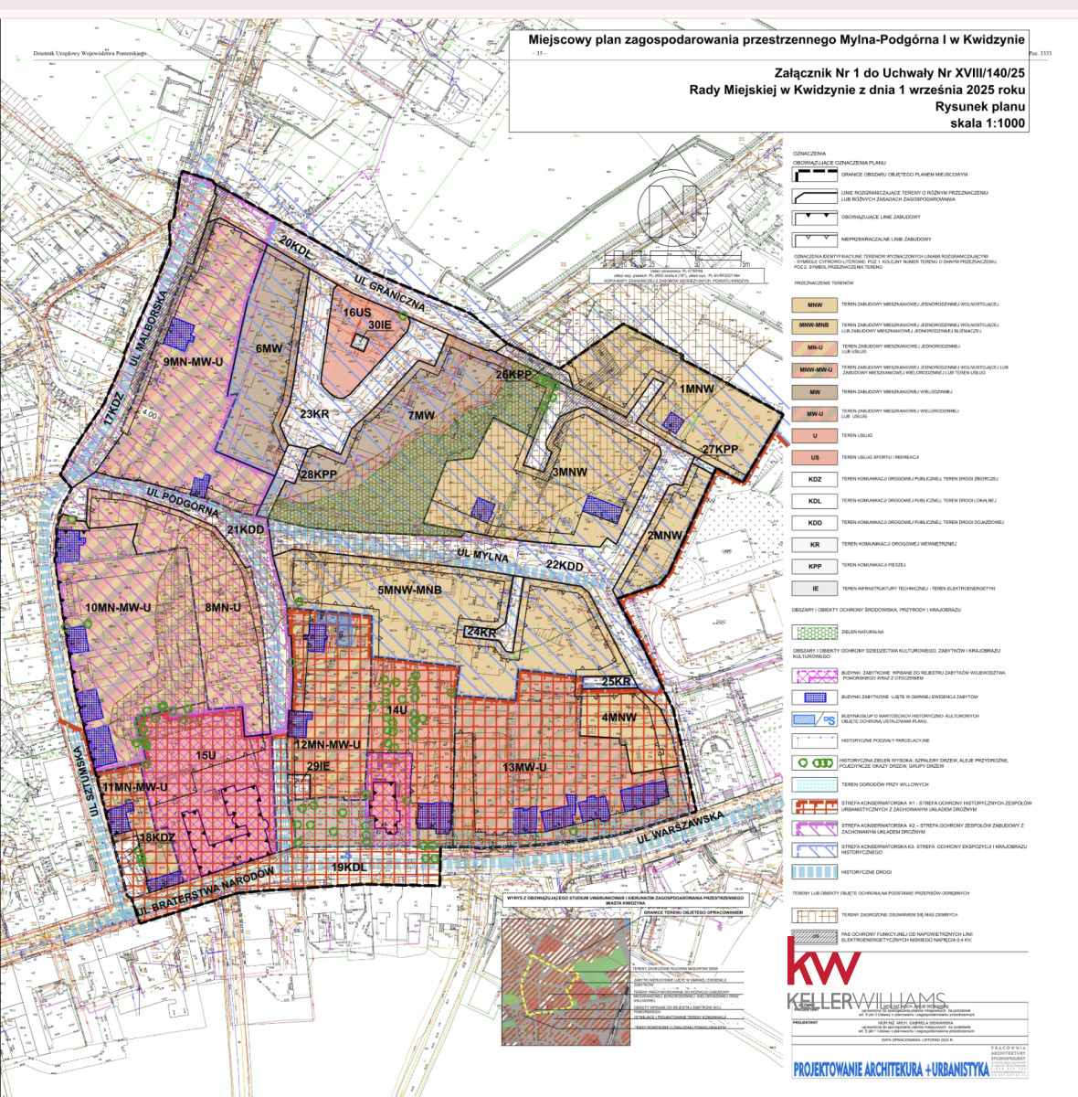 Działka budowlana w centrum Kwidzyna