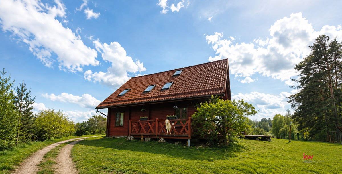 107879405 WYJĄTKOWY DOM – MAZURY, NAD JEZIOREM JUKSTY