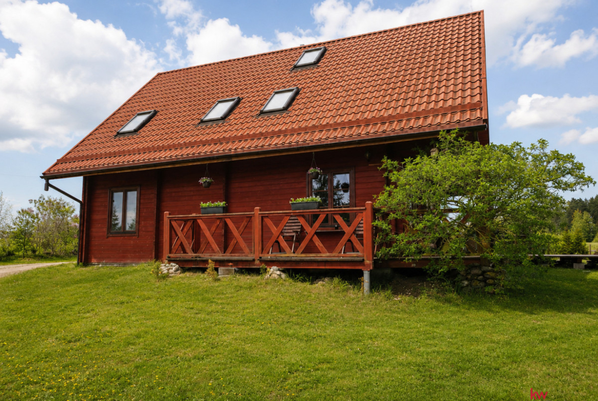 WYJĄTKOWY DOM – MAZURY, NAD JEZIOREM JUKSTY