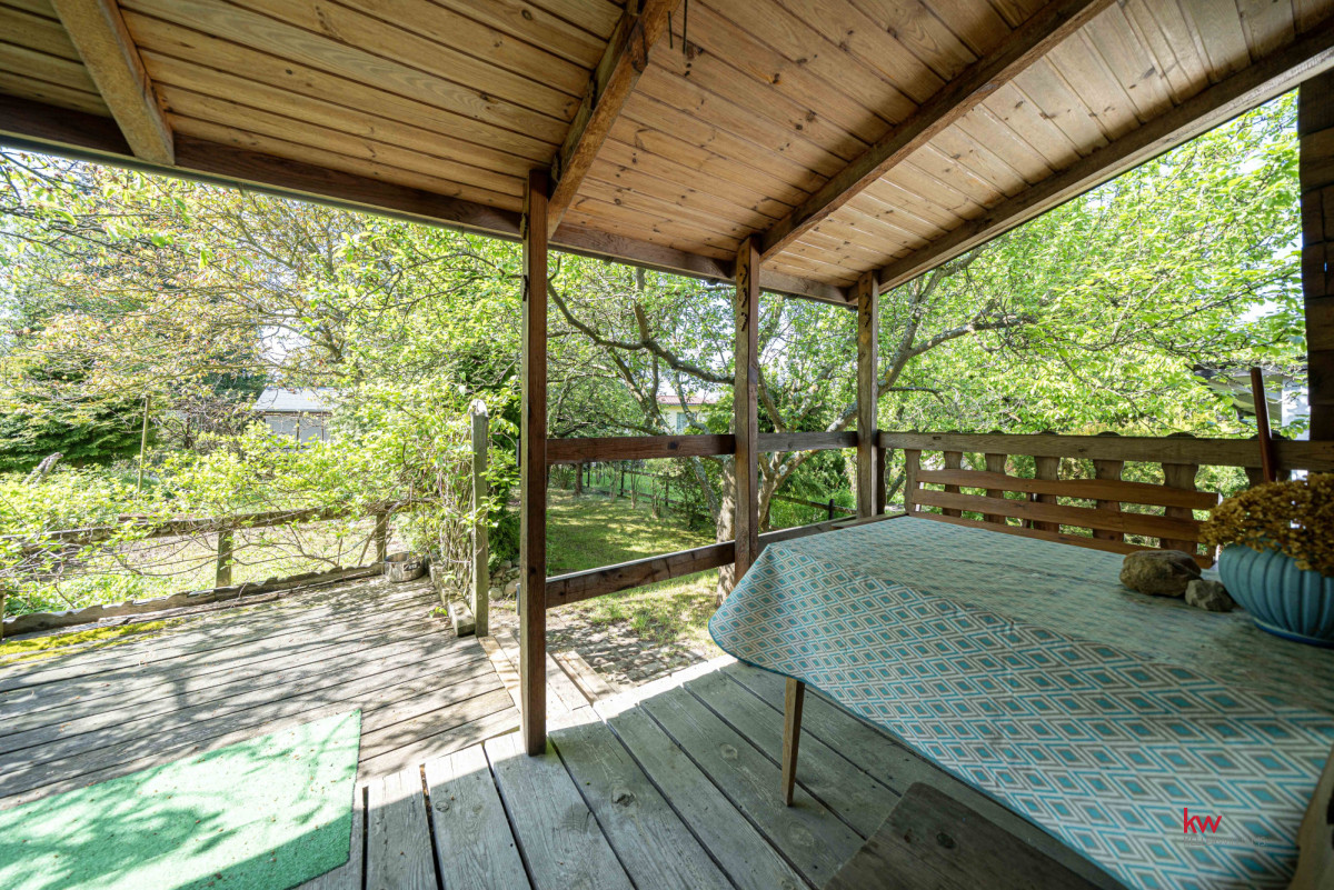 108087974 Urokliwa działka ROD 362 m², domek bieszczadzkiki
