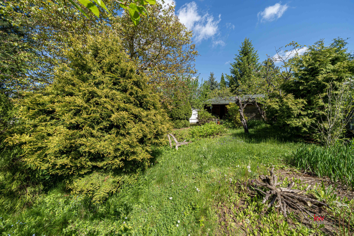 108088019 Urokliwa działka ROD 362 m², domek bieszczadzkiki