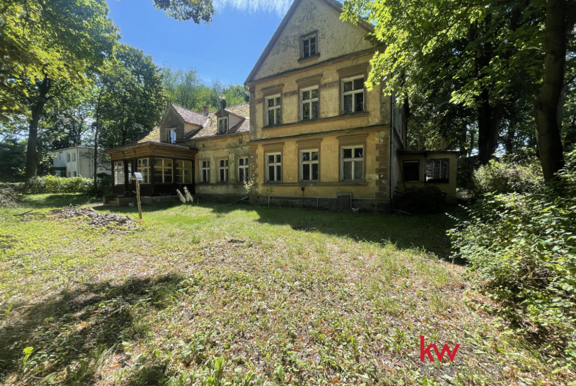 Dla inwestora lub prywatna rezydencja z parkiem