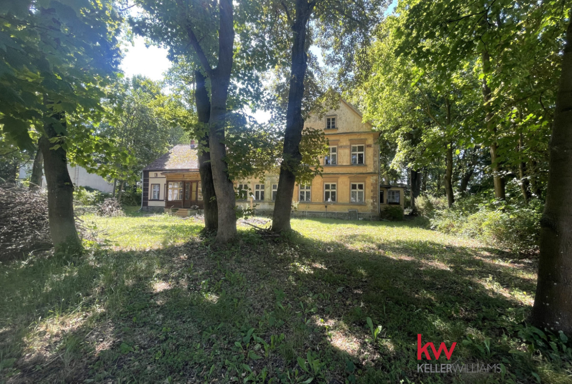 Dla inwestora lub prywatna rezydencja z parkiem