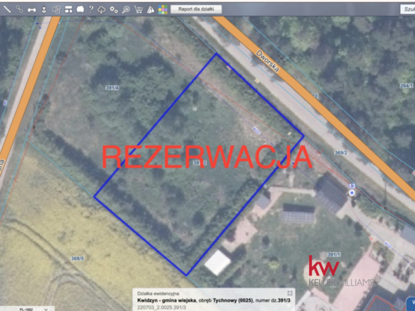 Działka budowlana z WZ Tychnowy