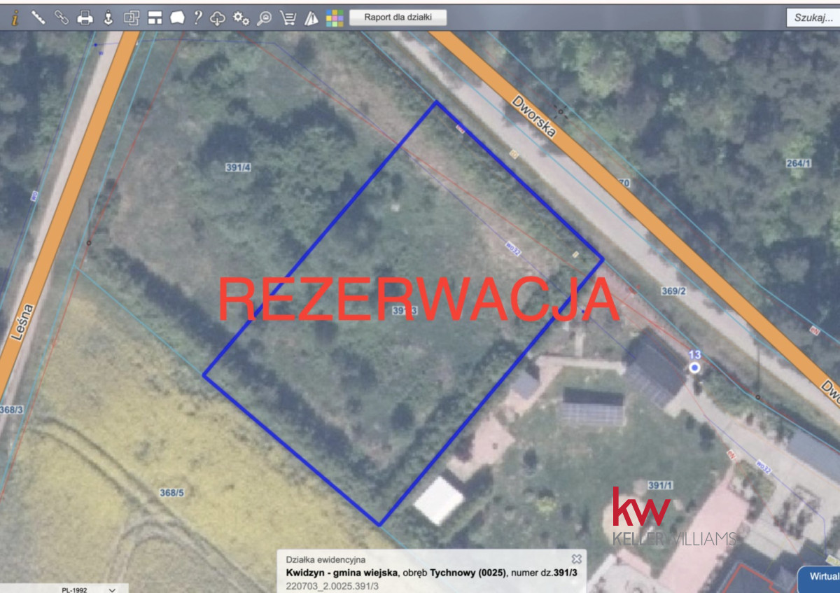Działka budowlana z WZ Tychnowy