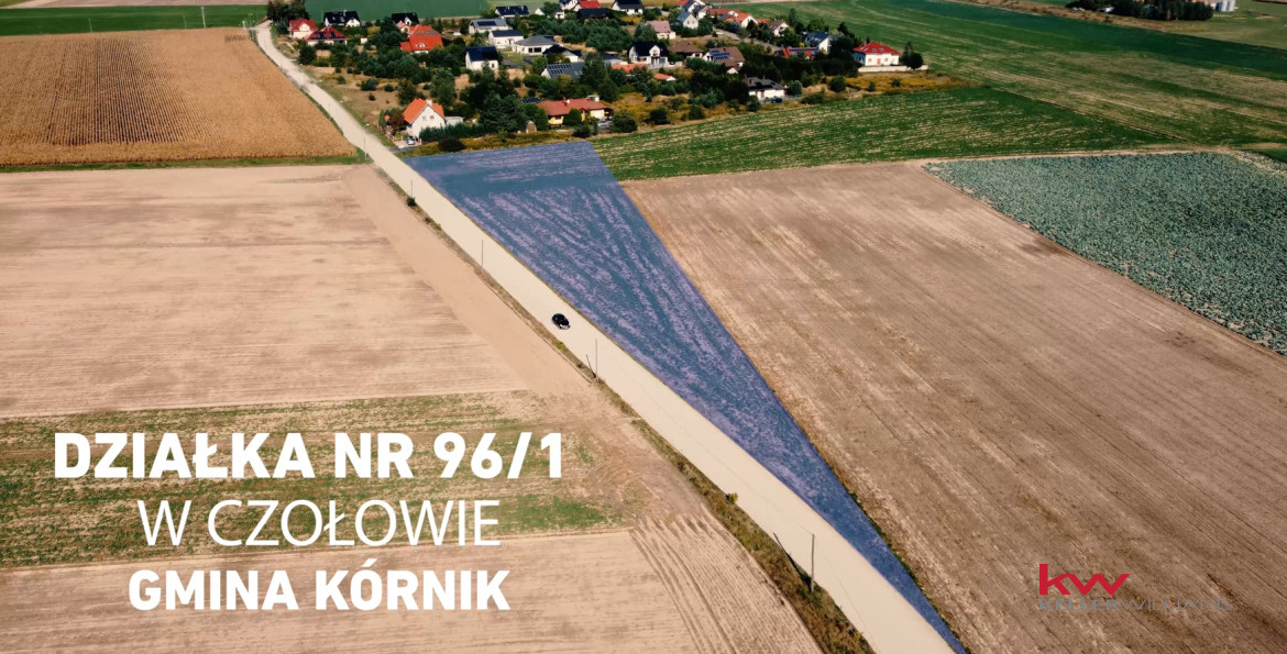 Działka na sprzedaż z WZ Czołowo, gmina Kórnik