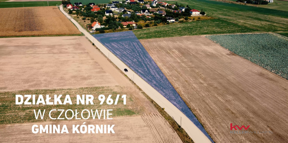 Działka na sprzedaż z WZ Czołowo, gmina Kórnik