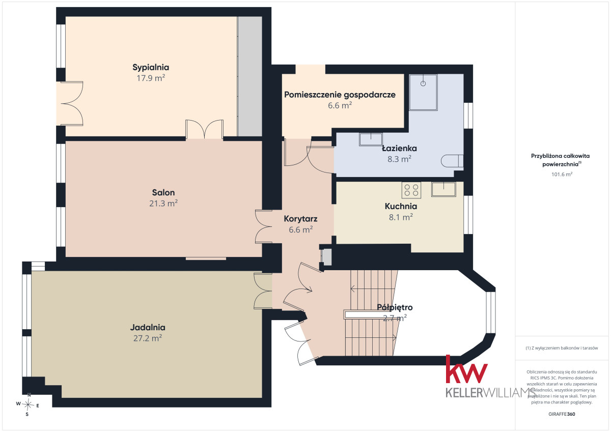 110260382 100 m² | Kamienica z 1910 r. Balkon, Klimatyzacja