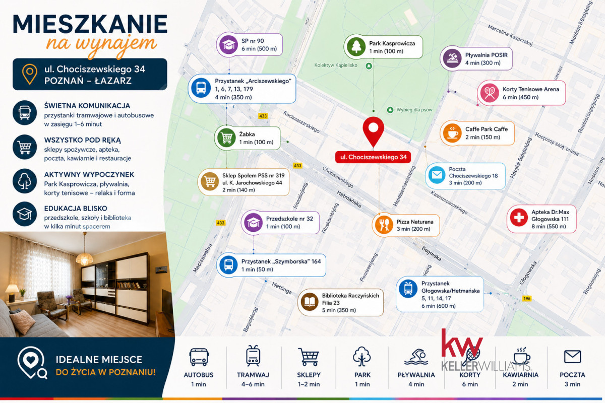 110646122 KLIMATYCZNE 2-POKOJOWE MIESZKANIE | ŁAZARZ