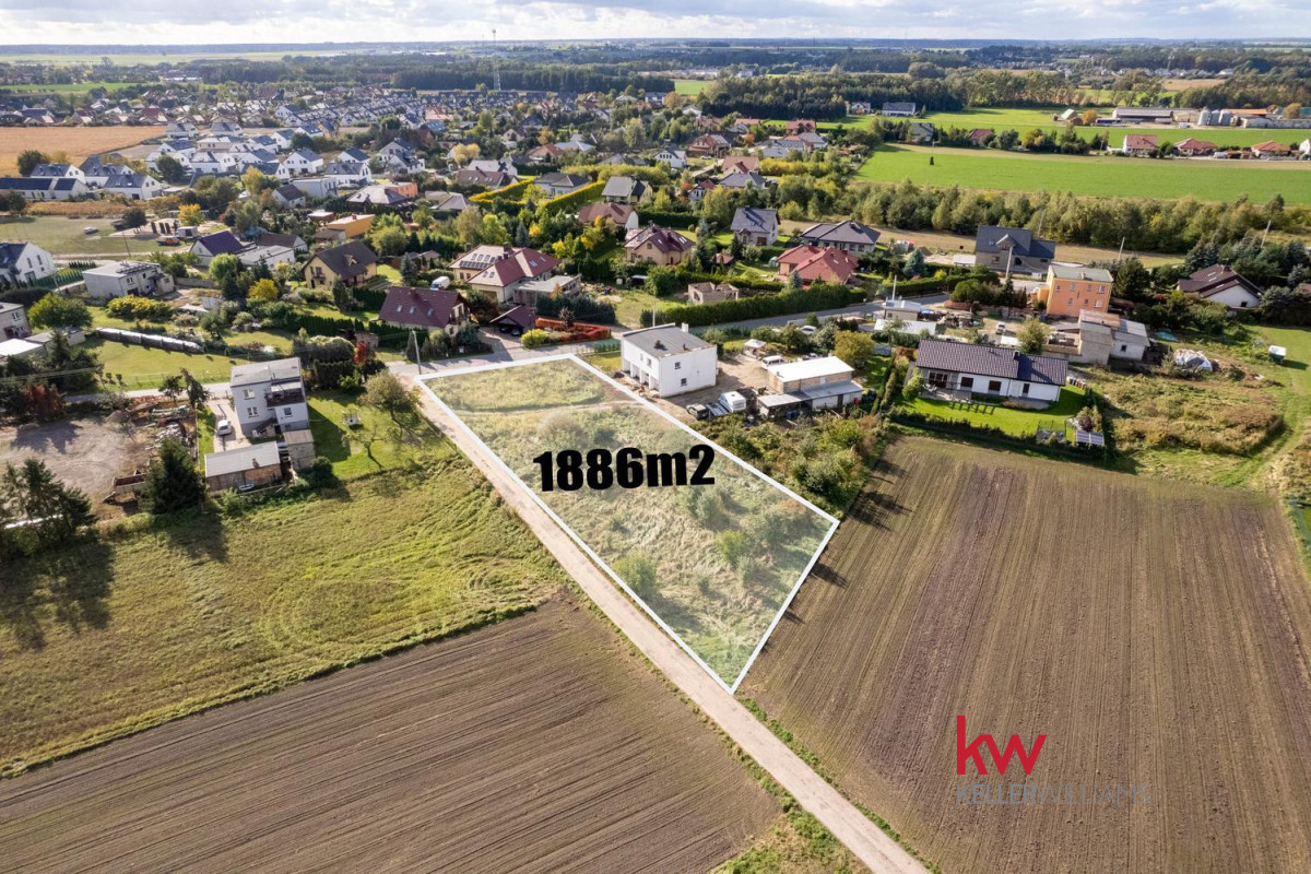 Działka budowlana Krzyszkowo 1886m2 z wydanymi WZ