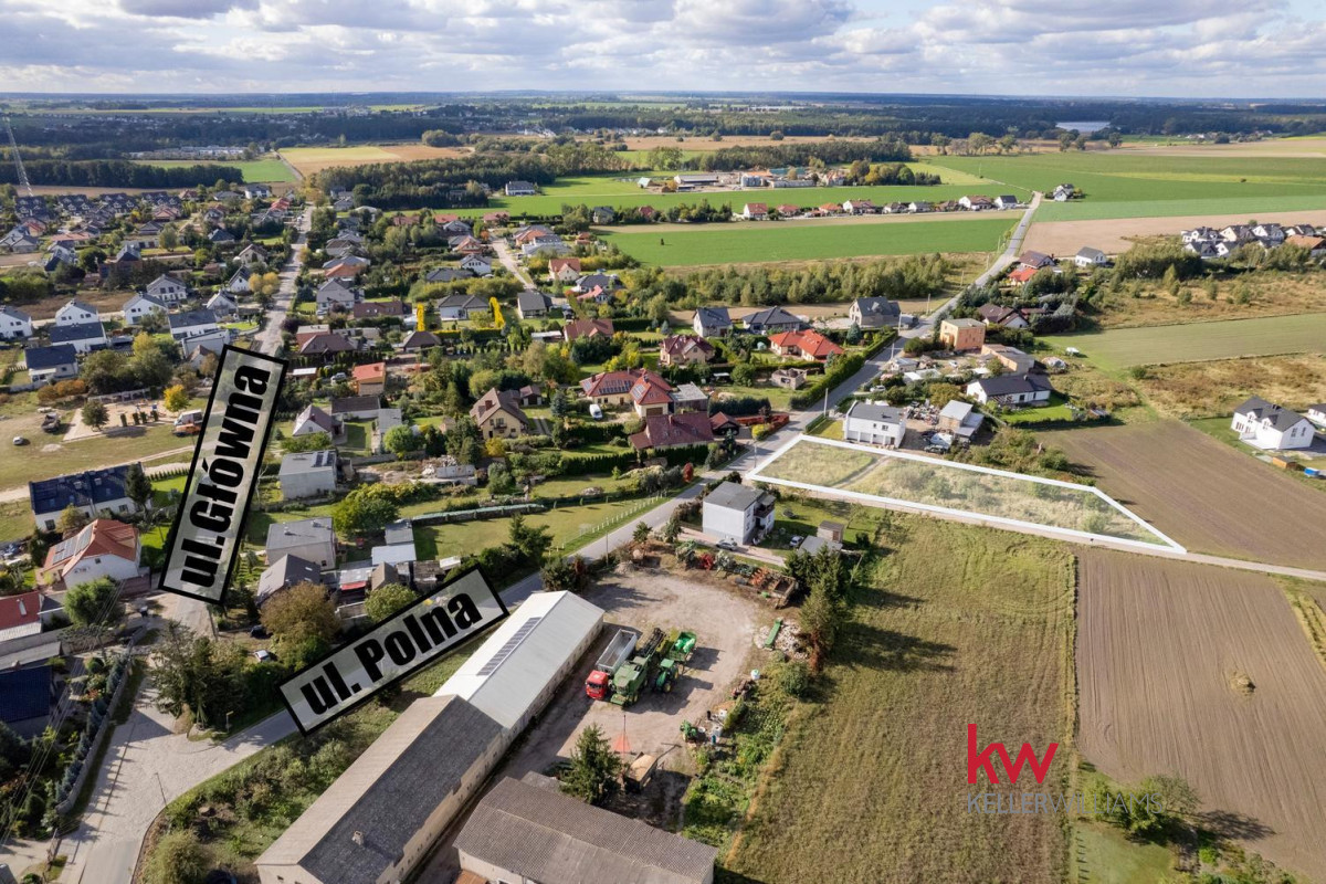 Działka budowlana Krzyszkowo 1886m2 z wydanymi WZ
