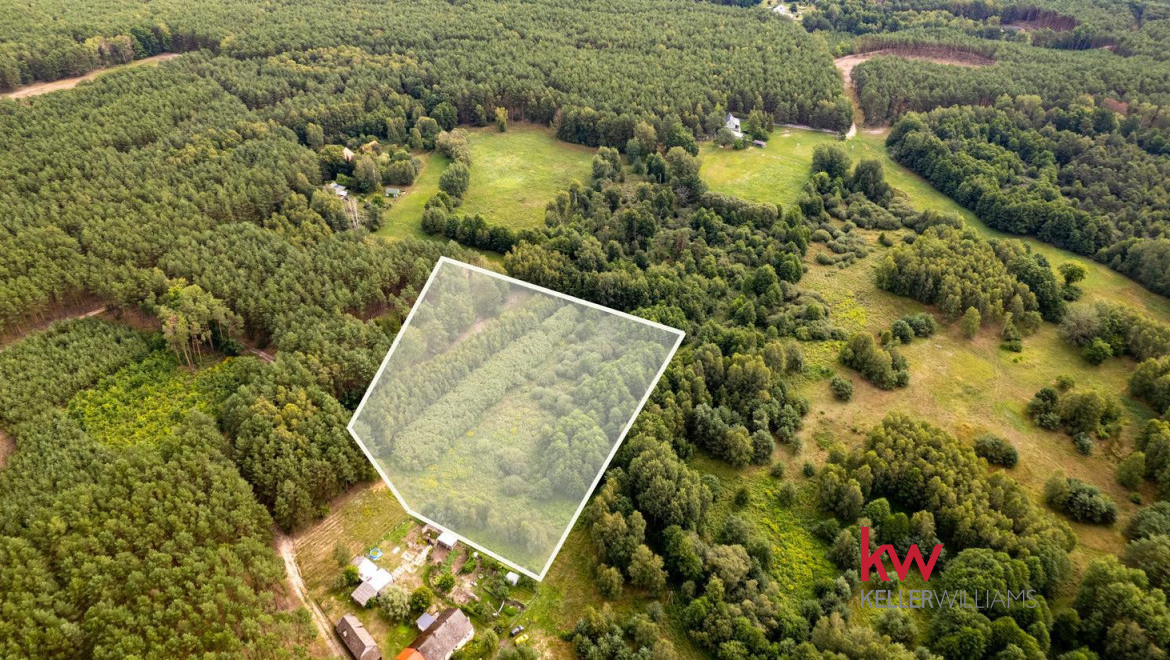 Działka budowlana z MPZP i projektem Prądówka