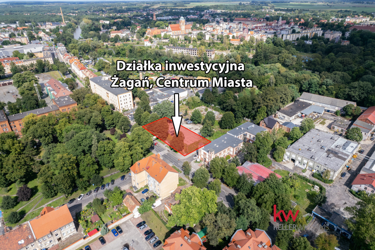 Działka inwestycyjna w centrum Żagania