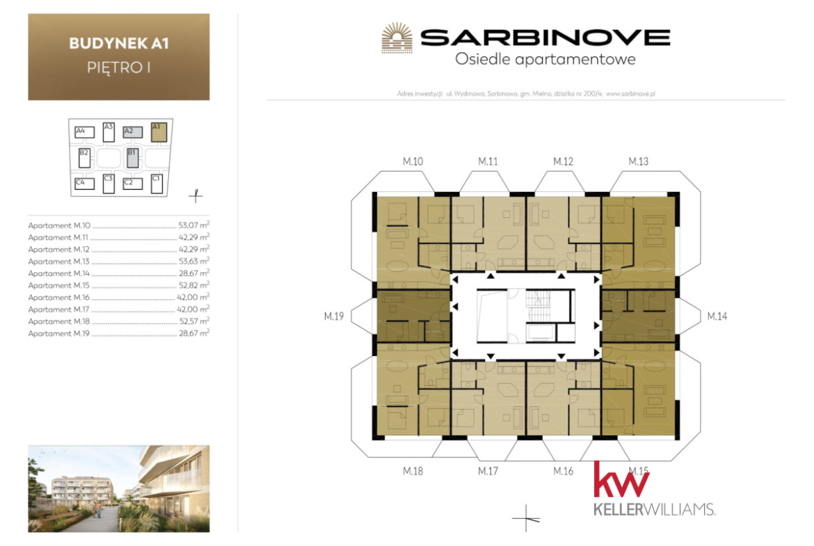 Nowoczesne apartamenty nad morzem w Sarbinowie.