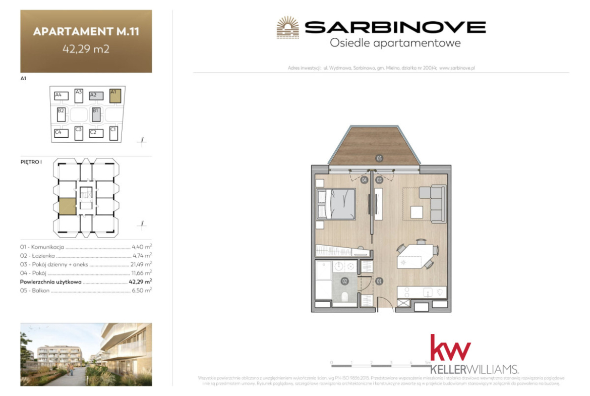 Nowoczesne apartamenty nad morzem w Sarbinowie.