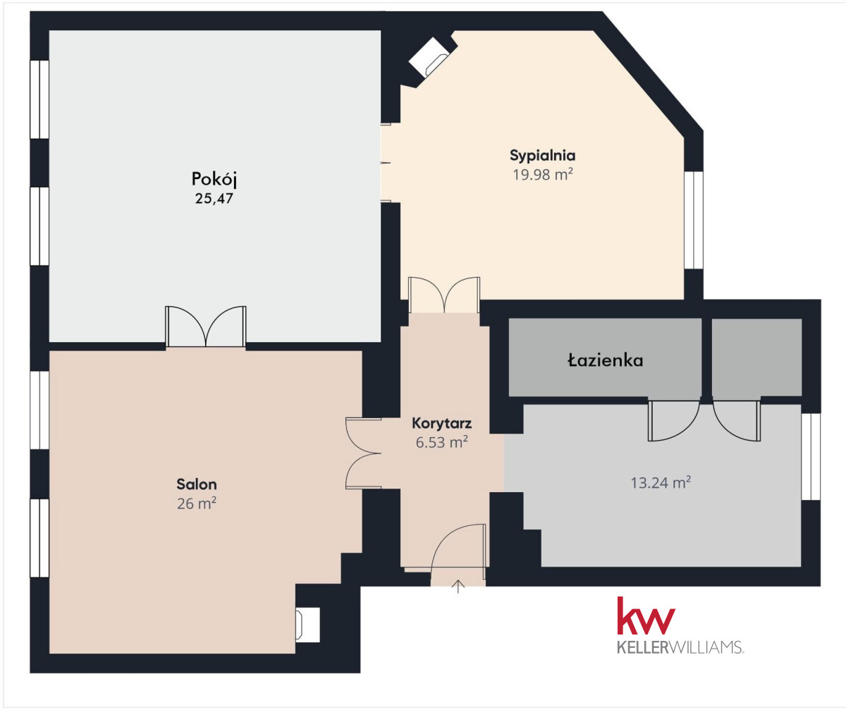 89202824 Nietuzinkowe mieszkanie w kamienicy M-3 WYNAJĘTE