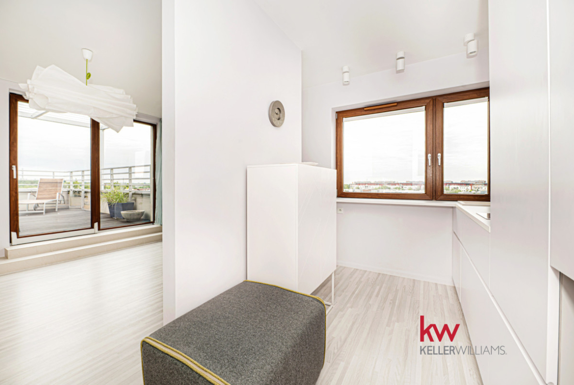 Apartament na skraju lasu | Taras na dachu |