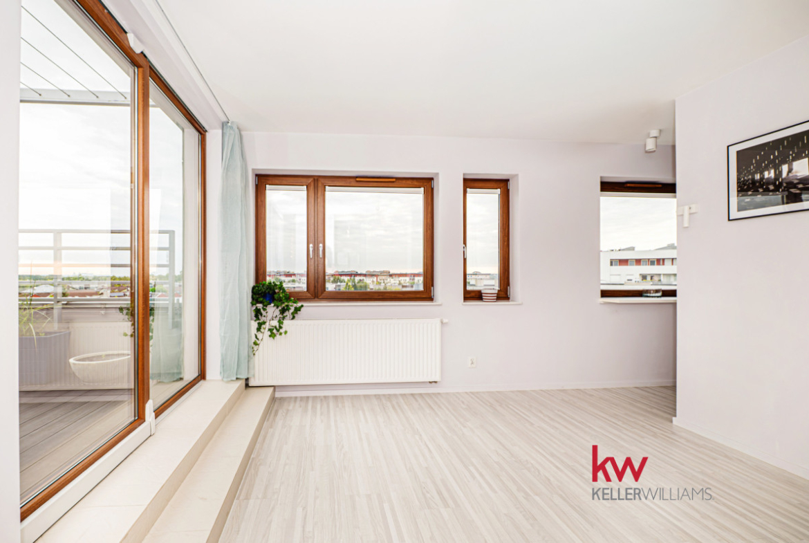 Apartament na skraju lasu | Taras na dachu – 17m²