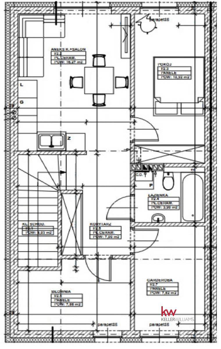 100269452 Mieszkanie 4-pokoje 62 m2 I piętro