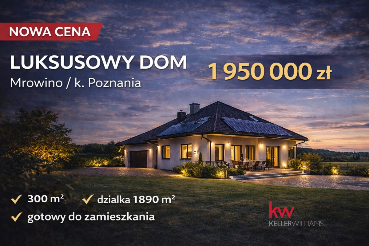 Piękny Dom 300 m² | duża działka | blisko Poznania
