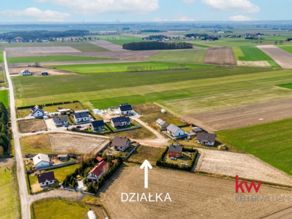 Uzbrojona działka budowlana w Szewcach pod Bukiem
