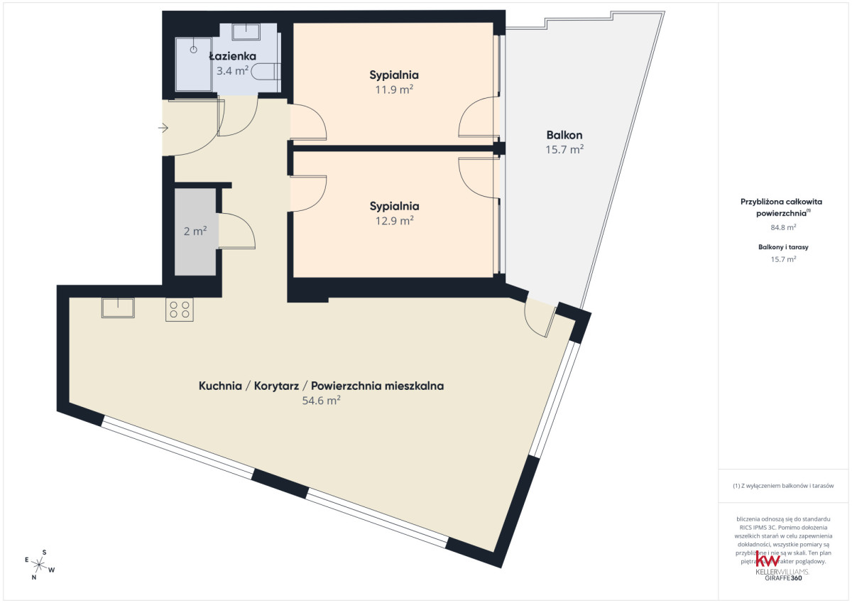 Luksusowy apartament XXL 81m², 200m morze, -23%VAT