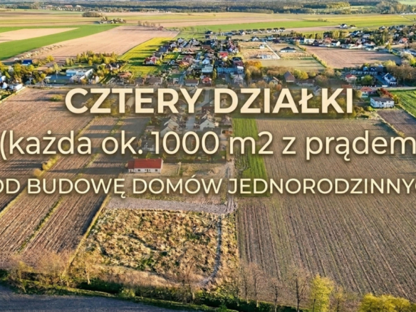 Działki gotowe do zabudowy  Chomęcice