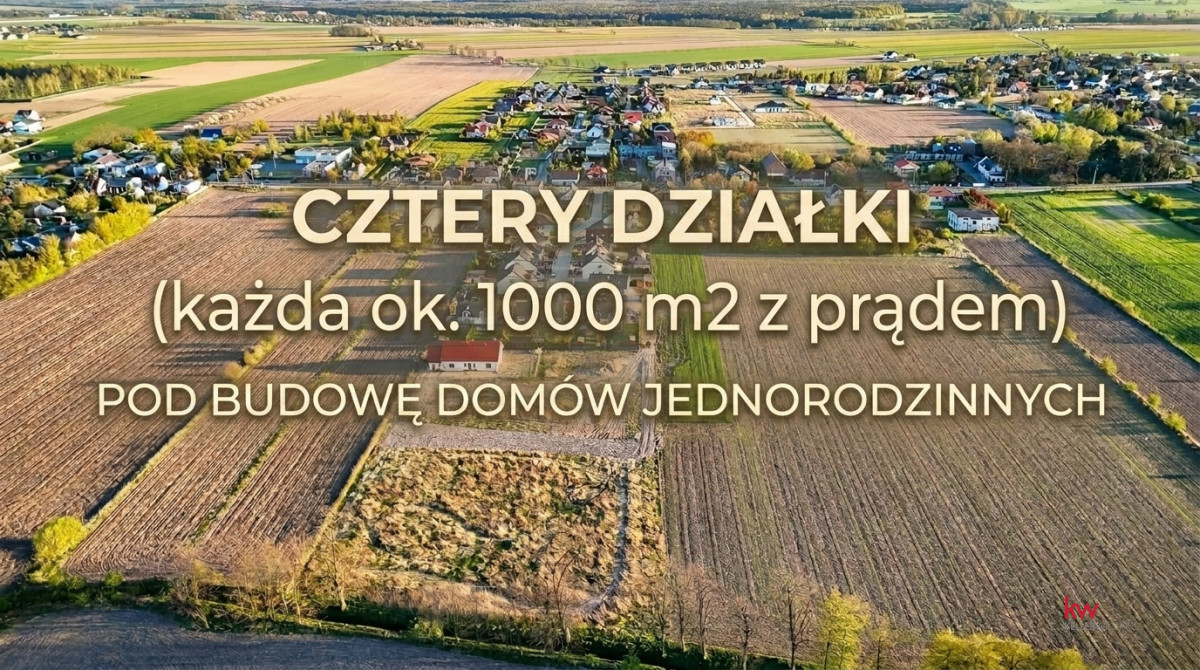 Działki gotowe do zabudowy  Chomęcice