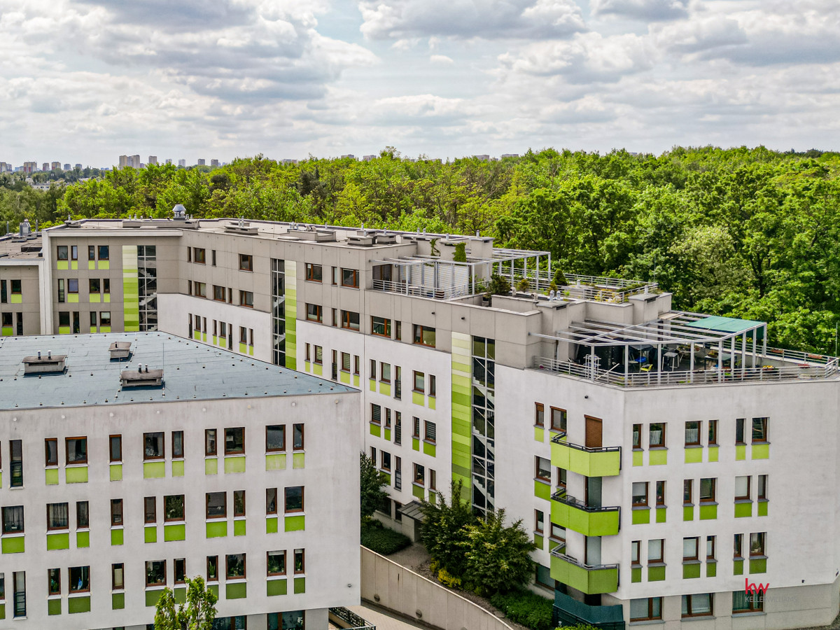 Apartament na skraju lasu | Taras na dachu – 17m²