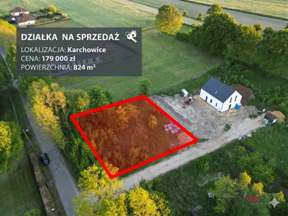 Urokliwa działka budowlana w Karchowicach