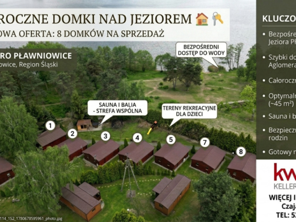 8 Domków Całorocznych 100m od Plaży (Pławniowice)