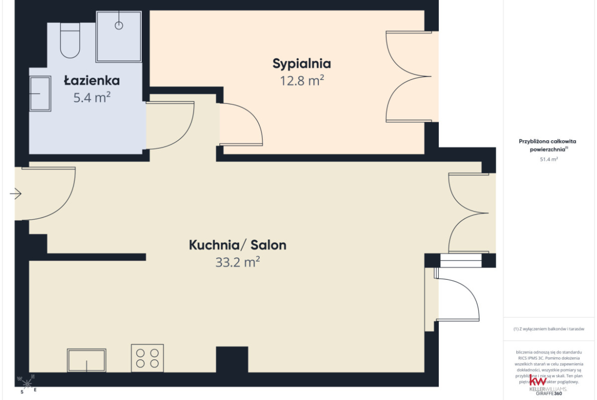 Apartament | 51m² | 2 MIEJSCA PARKINGOWE W CENIE!