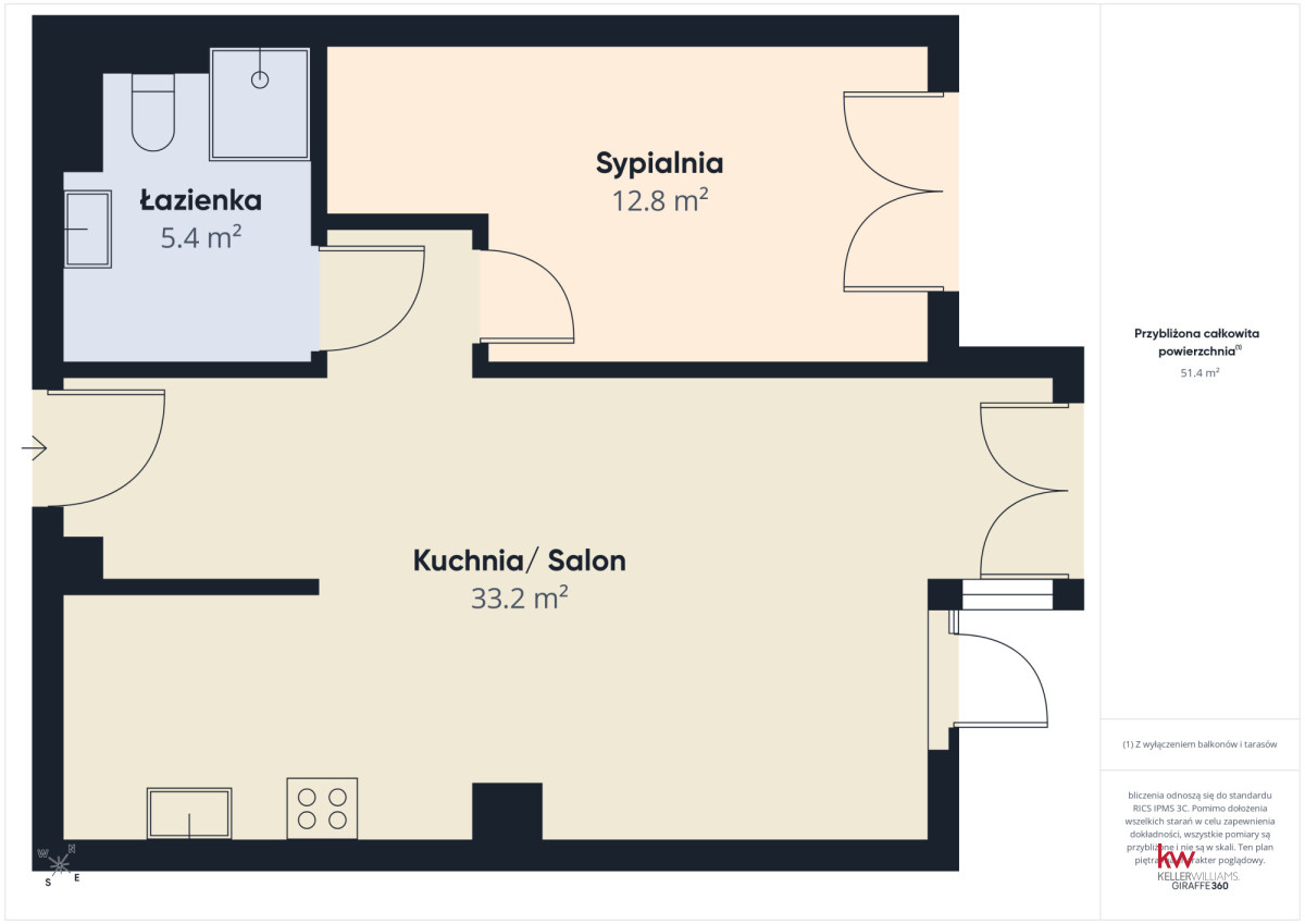 Apartament | 51m² | 2 MIEJSCA PARKINGOWE W CENIE!