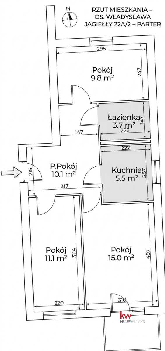 109954811 Odświeżone 3 pokoje | Wysoki parter | Piątkowo