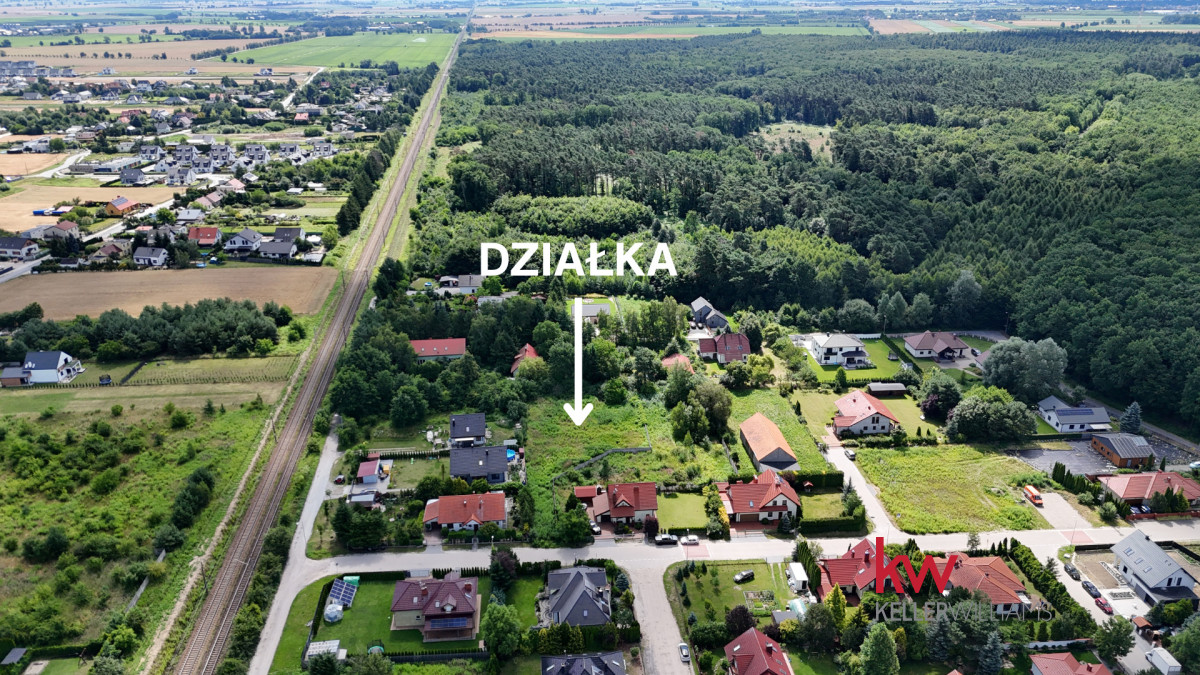 Działka blisko lasu w Robakowie