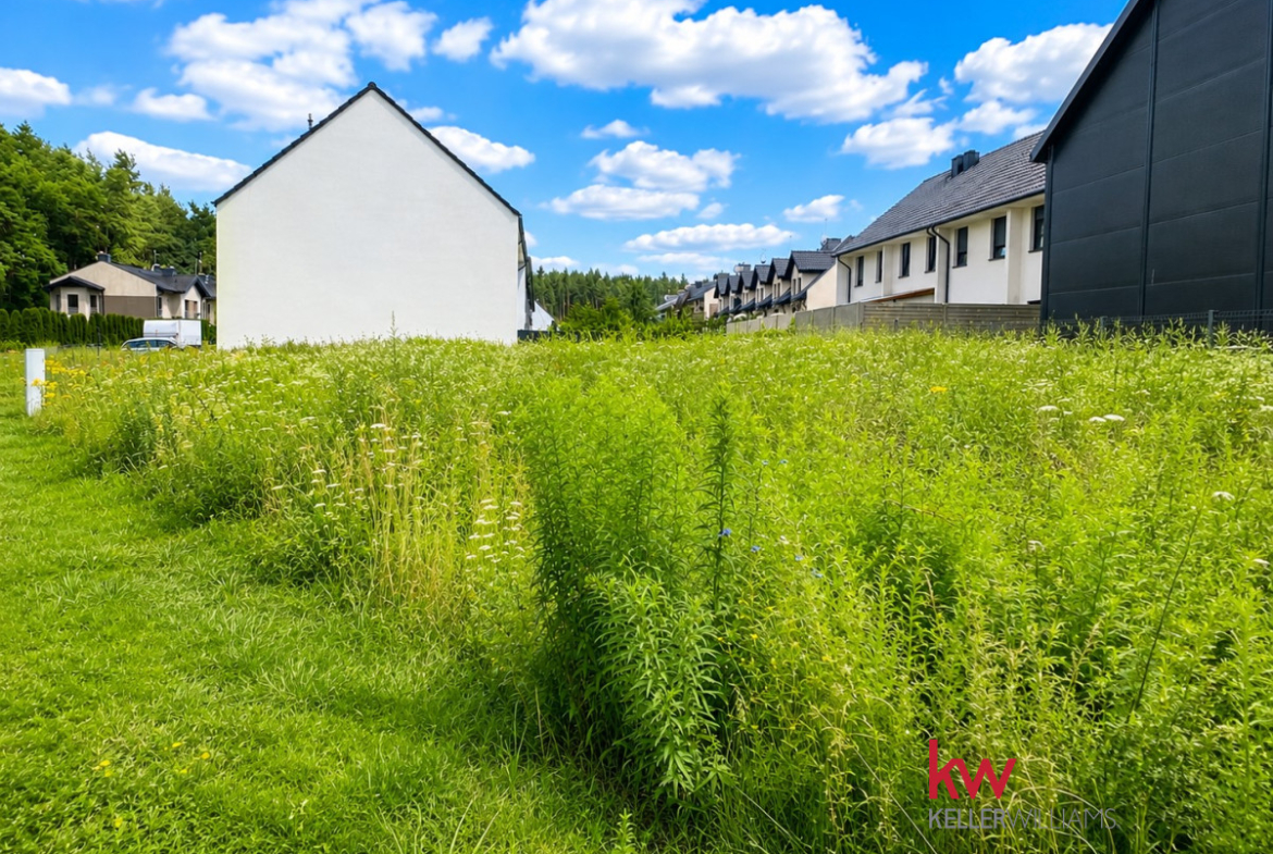 Kamionki, gotowa inwestycja: Działka 620m² + Pozwo