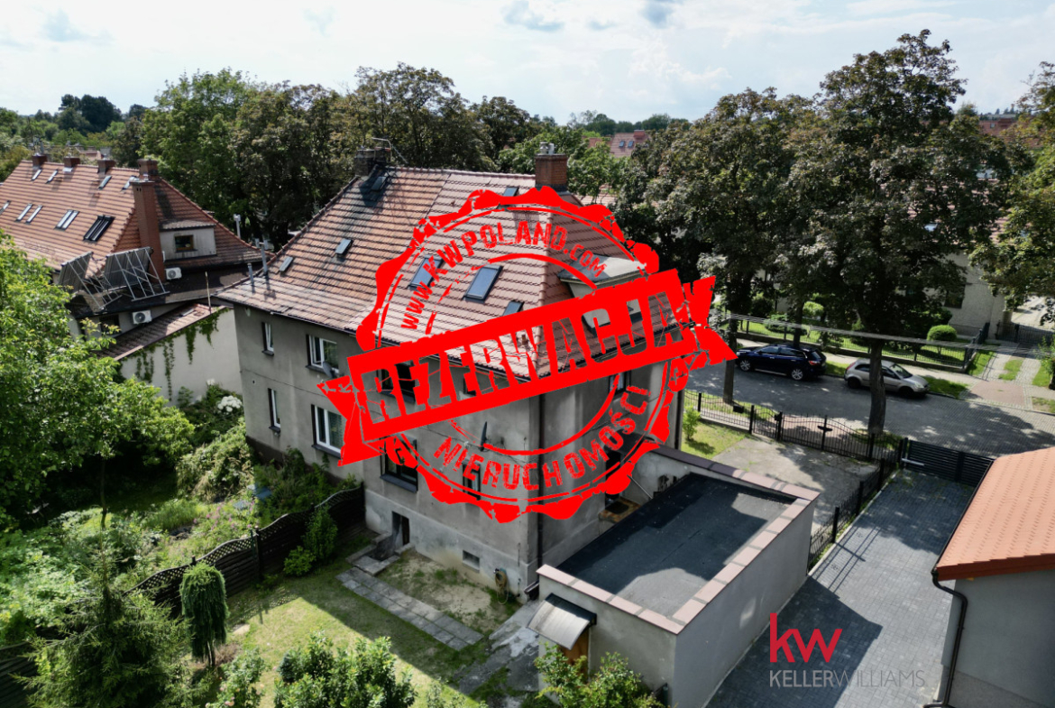 Dom z duszą i dużym ogrodem – Parku Grunwaldzki