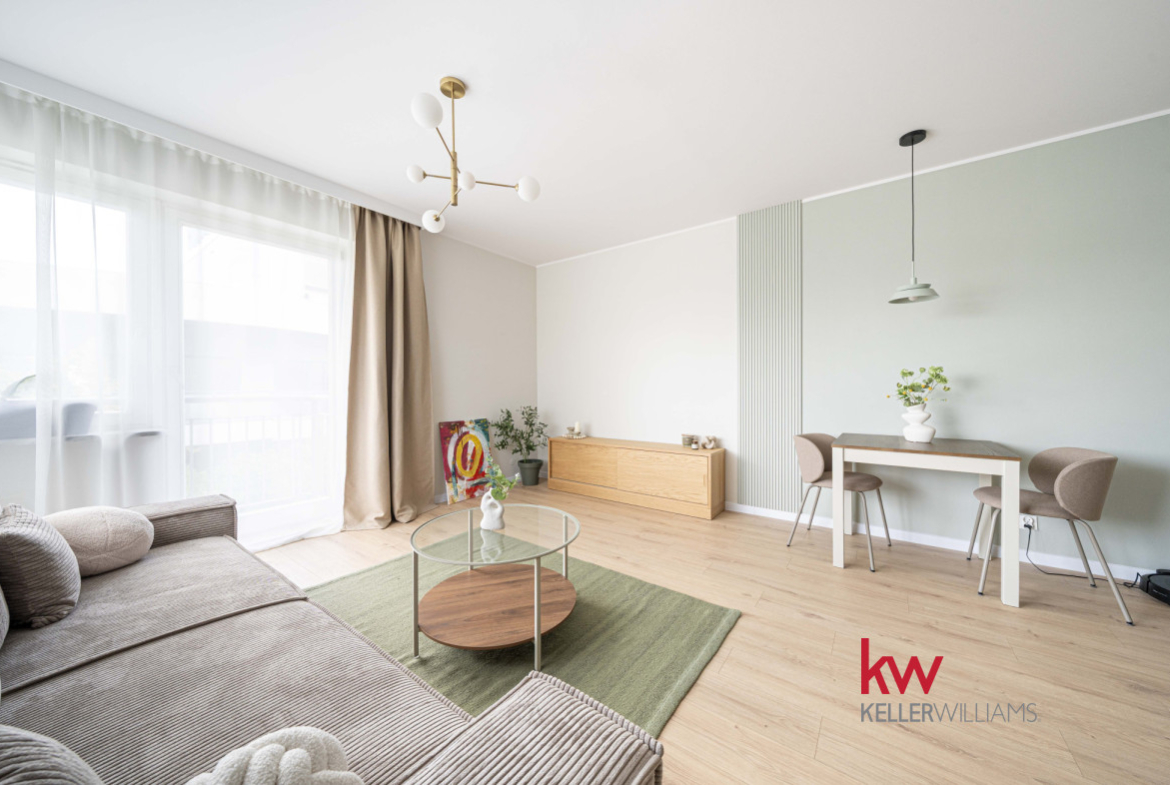 Piękne dwupokojowe mieszkanie z balkonem i piwnicą