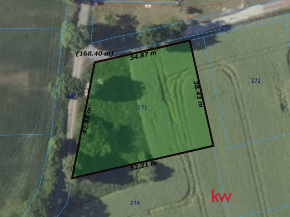 Działka budowlano-usługowa MN/U 1677 m² – Sątok,