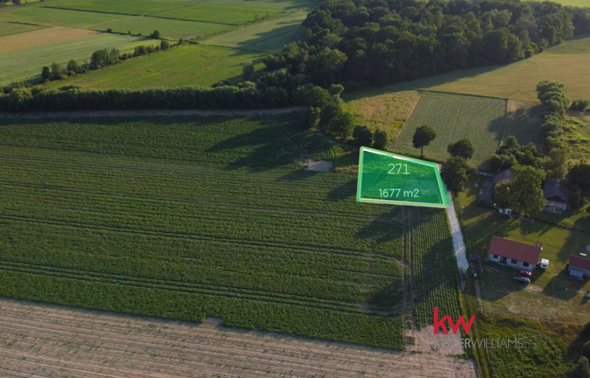 Działka budowlano-usługowa MN/U 1677 m² – Sątok,