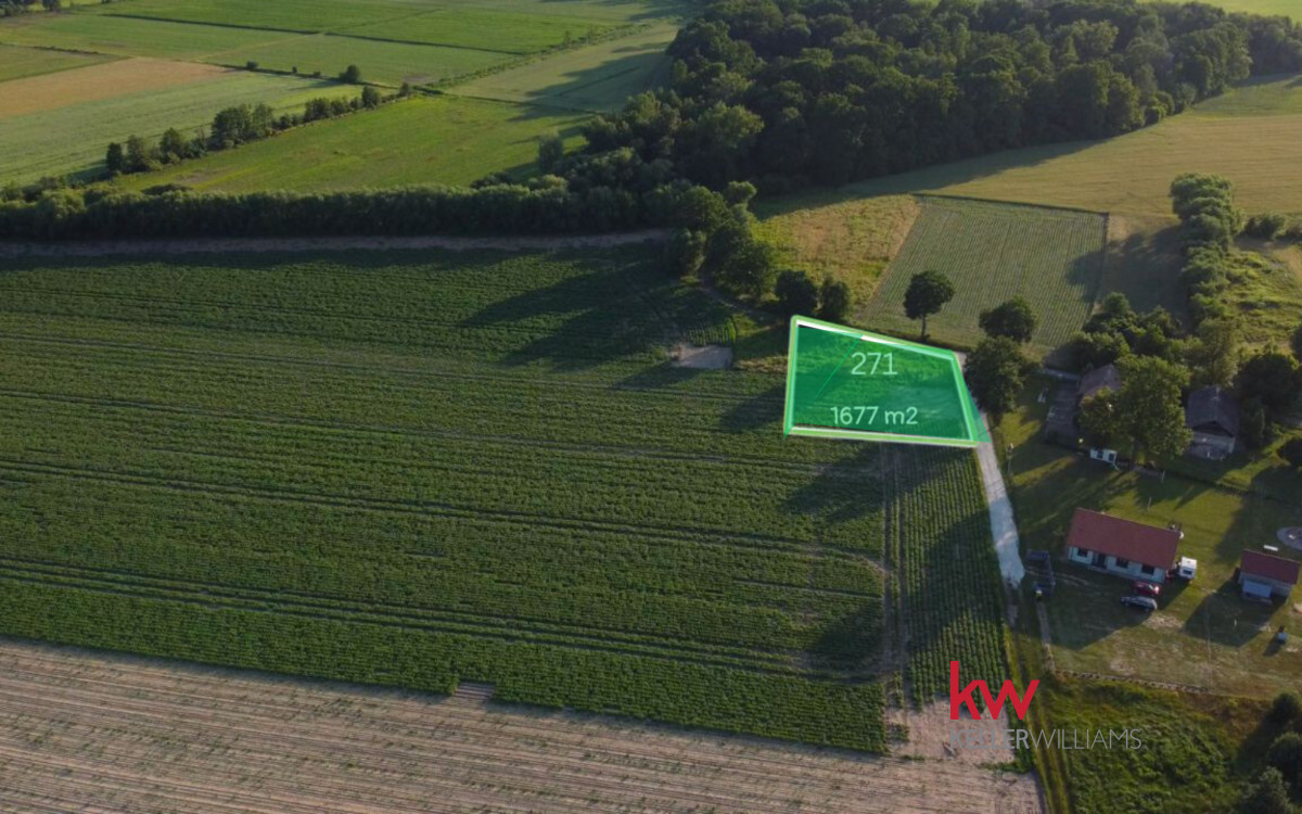Działka budowlano-usługowa MN/U 1677 m² – Sątok,