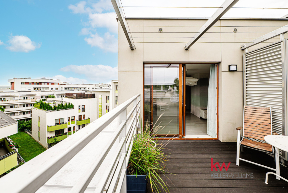 Apartament na skraju lasu | Taras na dachu |