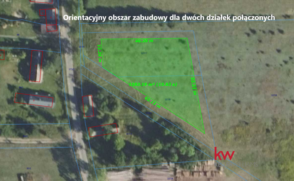 98400200 Duża działka budowlana z widokiem na las
