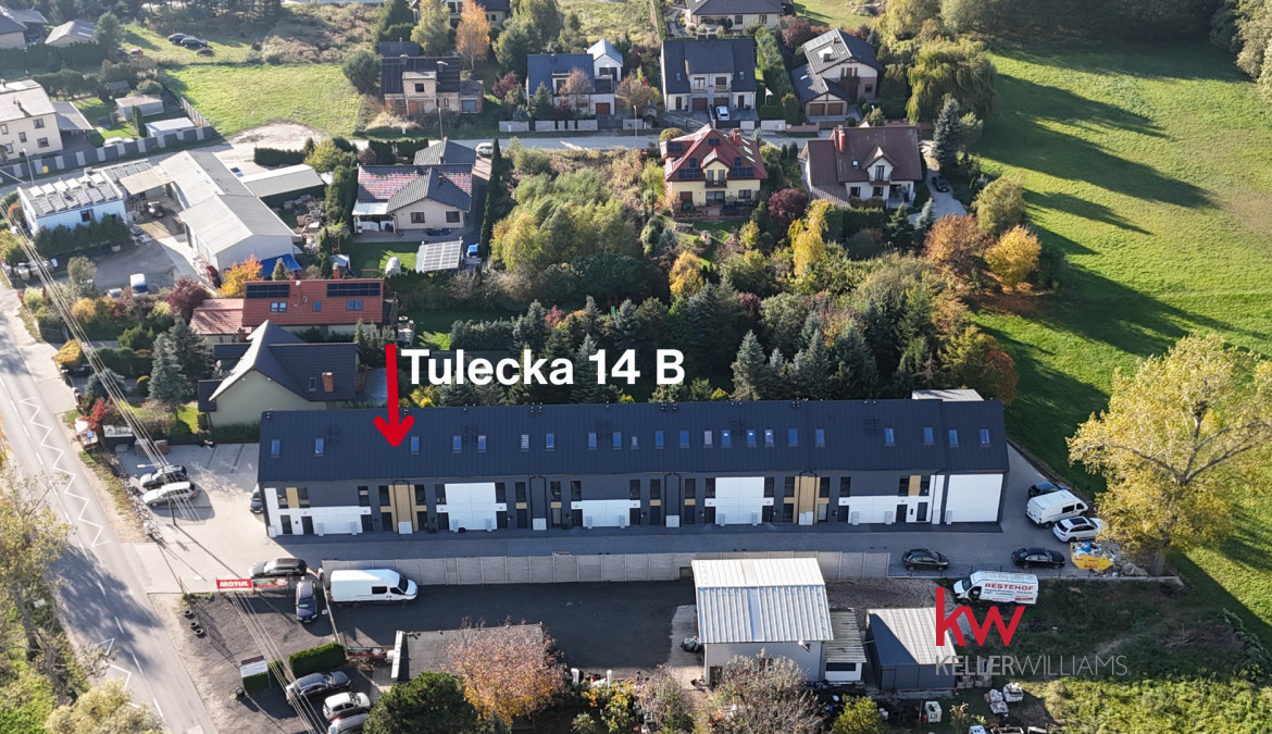 Nowoczesny dom w szeregowej zabudowie  Gowarzewo