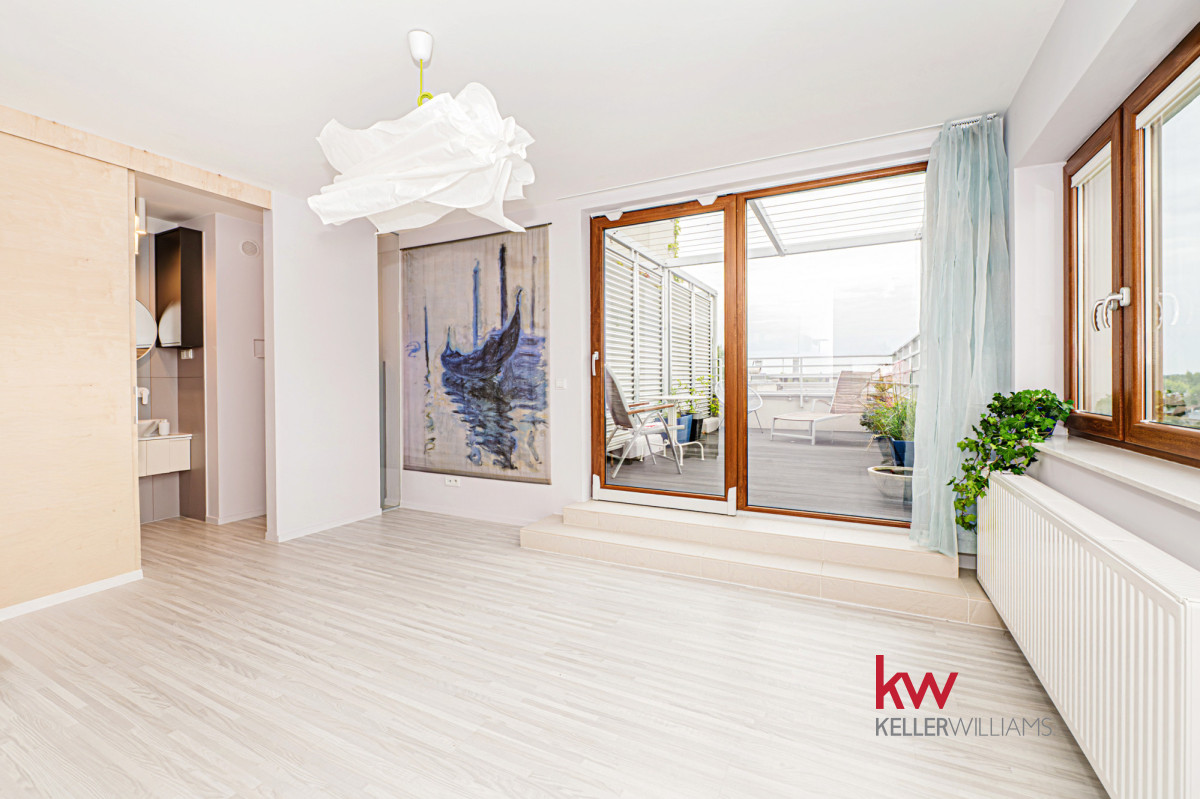 Apartament na skraju lasu | Taras na dachu – 17m²
