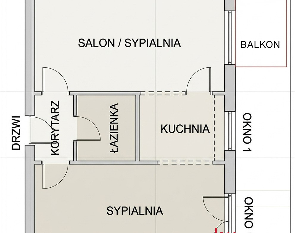 1. piętro z balkonem – Urządź po swojemu!