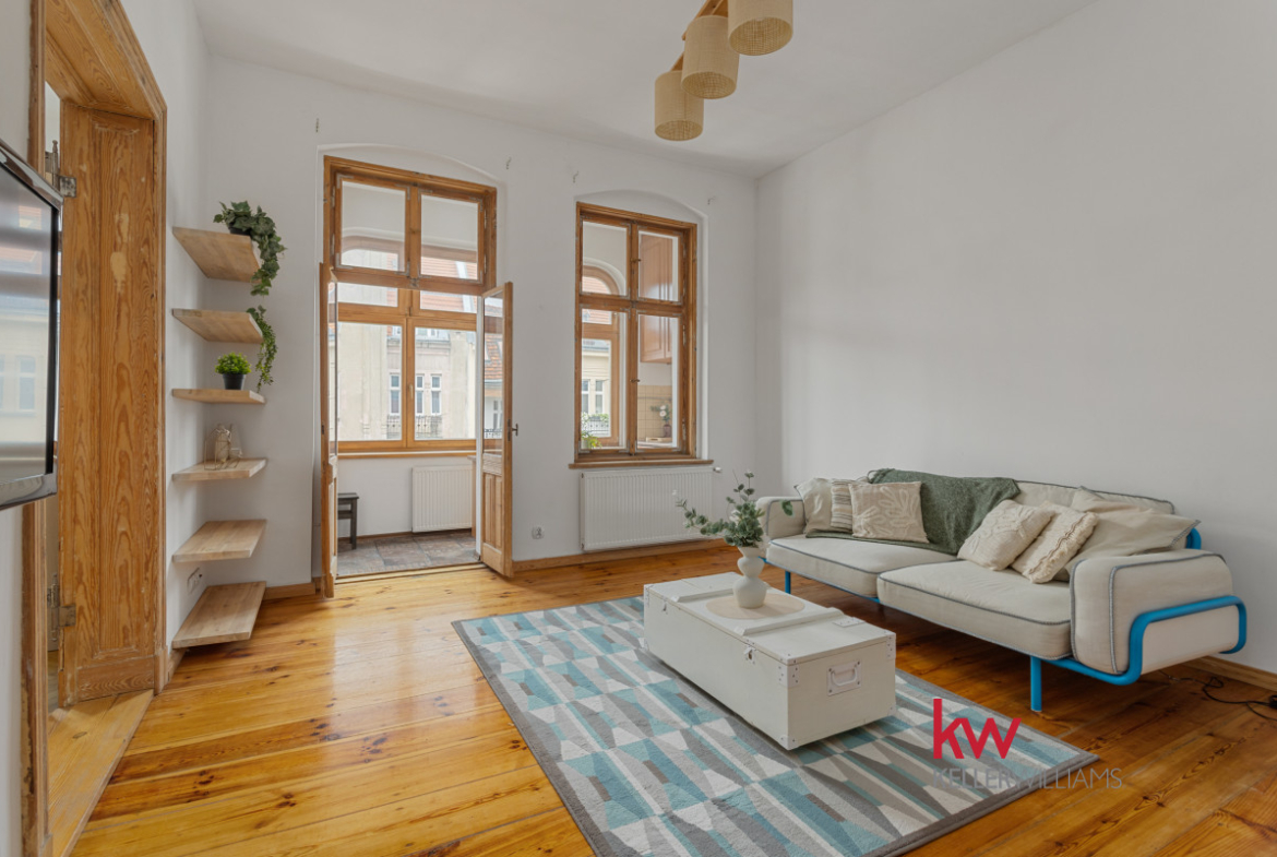 64 m² | 2 duże pokoje | Jeżyce | Kamienica