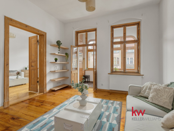 64 m² | 2 duże pokoje | Jeżyce | Kamienica