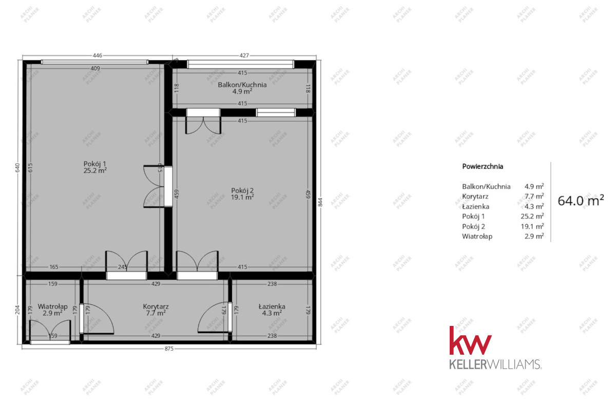 114706958 64 m² | 2 duże pokoje | Jeżyce | Kamienica