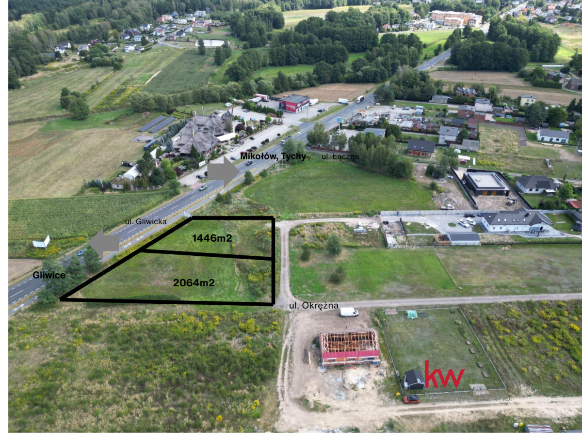 Działka Usługowo-Mieszkaniowa przy trasie 44